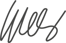 Wes' signature