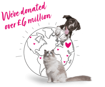 We've donated over £7 million