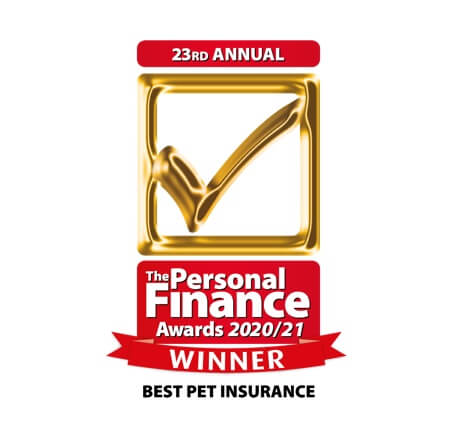 A logo for best pet insurance 2020/2021