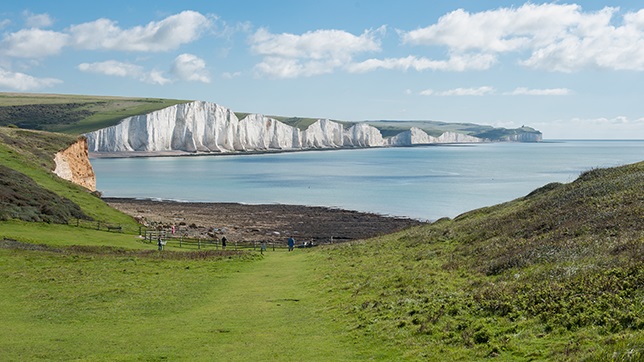 Seven Sisters, Sussex with it's unmistakeable white chalk cliffs