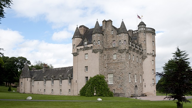 Castle Fraser, Aberdeenshire enjoys spectacular views