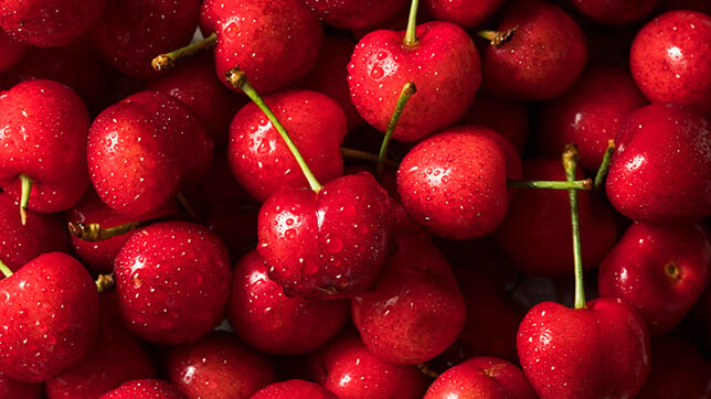 A picture of cherries