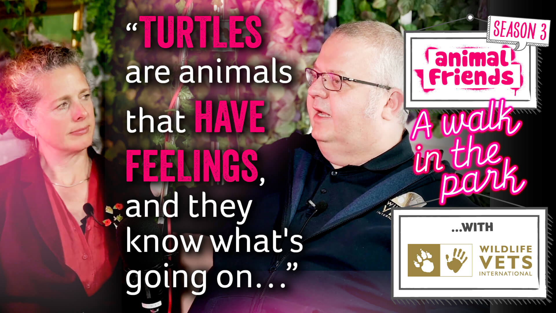 A walk in the park podcast with Wildlife Vets International