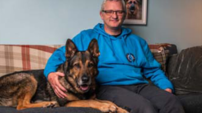 PC Dave Wardell and fabulous Finn